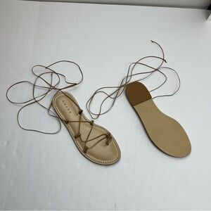 Amanu Style 10 The Serengeti Gladiator Sandal Nude Womens Size 8 Bohemian